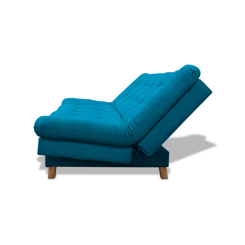 Sofacama Widmer Turquesa 185x90cm De Tres Puestos Reclinable