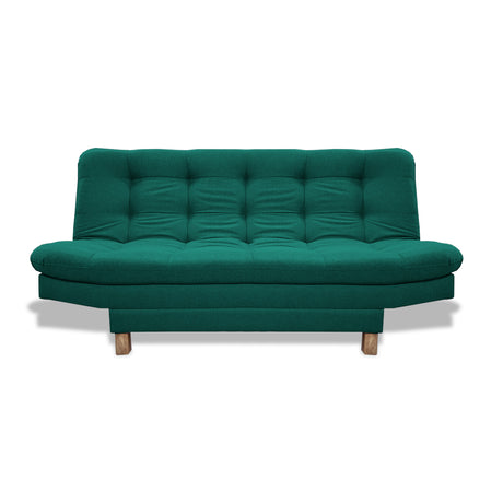 Sofacama Widmer Verde 185x90cm de Tres Puestos Reclinable - Sofas y Poltronas | Bylmo