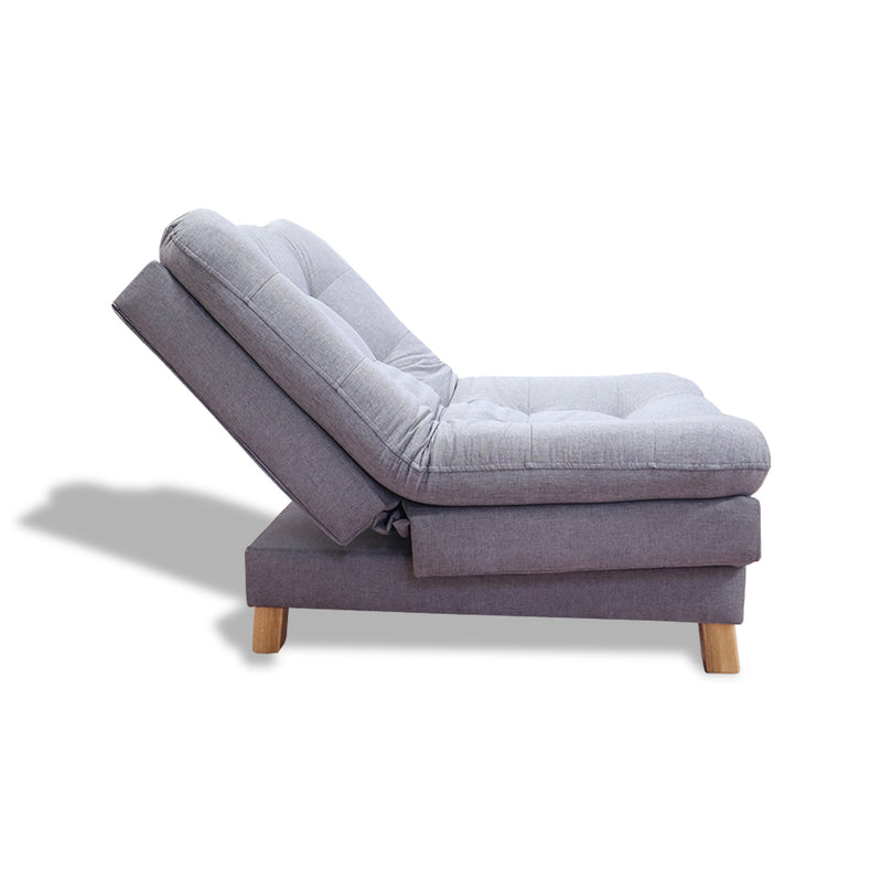 Poltrona Widmer Gris 70x90cm De Un Puesto Reclinable