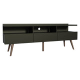 Rack de TV Londres Negro 160x58cm Para TV Hasta 65 Pulgadas - Muebles de TV | Bylmo