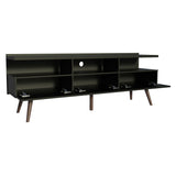 Rack de TV Londres Negro 160x58cm Para TV Hasta 65 Pulgadas - Muebles de TV | Bylmo