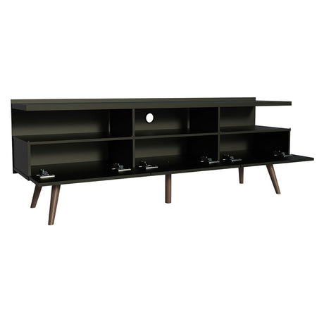 Rack de TV Londres Negro 160x58cm Para TV Hasta 65 Pulgadas - Muebles de TV | Bylmo
