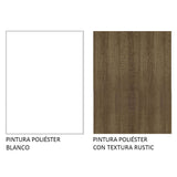 Rack de TV Metz Blanco 180x48cm Para TV Hasta 75 Pulgadas - Muebles de TV | Bylmo