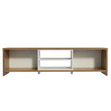 Rack de TV Metz Marron 180x48cm Para TV Hasta 75 Pulgadas - Muebles de TV | Bylmo