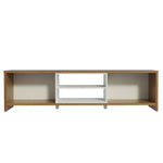 Rack De Tv Metz Marron 180x48cm Para Tv Hasta 75 Pulgadas