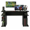 Escritorio Gamer Alaska Gn Negro 136x75cm Sin Cajones