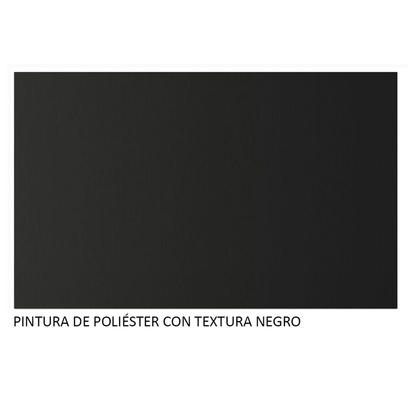 Escritorio Gamer Alaska Gn Negro 136x75cm Sin Cajones