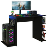 Escritorio Gamer Alaska P Negro 114x75cm Sin Cajones - Escritorios | Bylmo