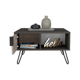 Mesa de Centro Borealis Carbón y Ceniza 70x43cm Rectangular - Mesas de Centro | Bylmo