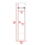 Mueble Organizador Bali Wengue 16.6x71cm Flotante