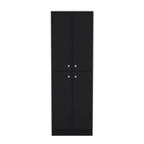 Alacena Lynch Wengue 60x180.6cm de Piso - Alacenas y Muebles Microondas | Bylmo