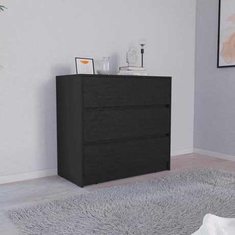 Cajonera Austin Wengue 85x80cm con Tres Cajones - Cajoneras y Comodas | Bylmo