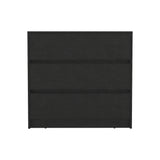 Cajonera Austin Wengue 85x80cm con Tres Cajones - Cajoneras y Comodas | Bylmo