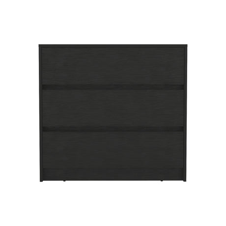 Cajonera Austin Wengue 85x80cm con Tres Cajones - Cajoneras y Comodas | Bylmo