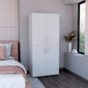 Closet Hazel Blanco 80x180cm Sin Cajones