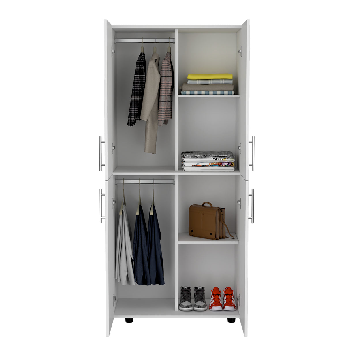 Closet Hazel Blanco 80x180cm Sin Cajones - Closets | Bylmo