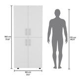 Closet Hazel Blanco 80x180cm Sin Cajones - Closets | Bylmo