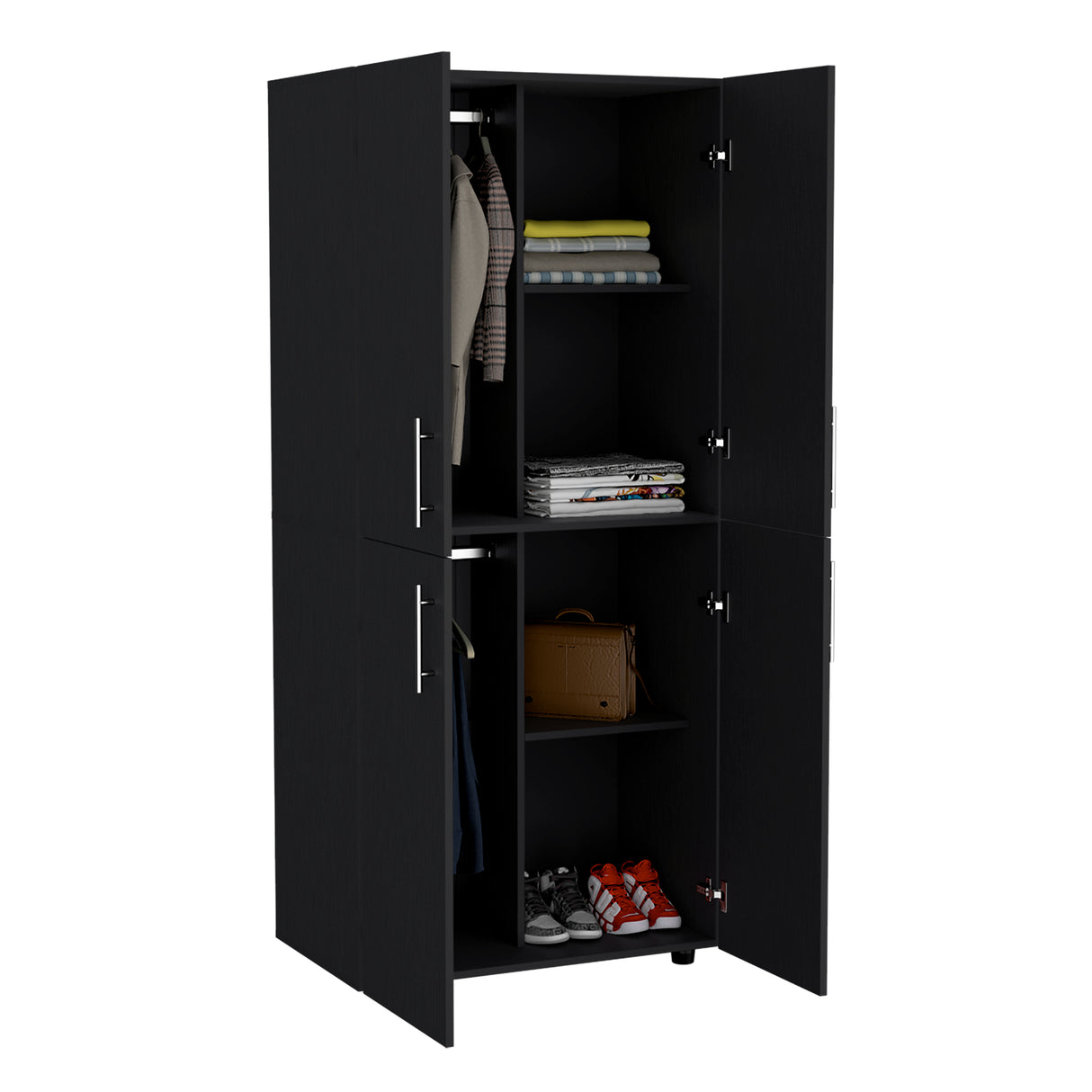 Closet Hazel Wengue 80x180cm Sin Cajones - Closets | Bylmo