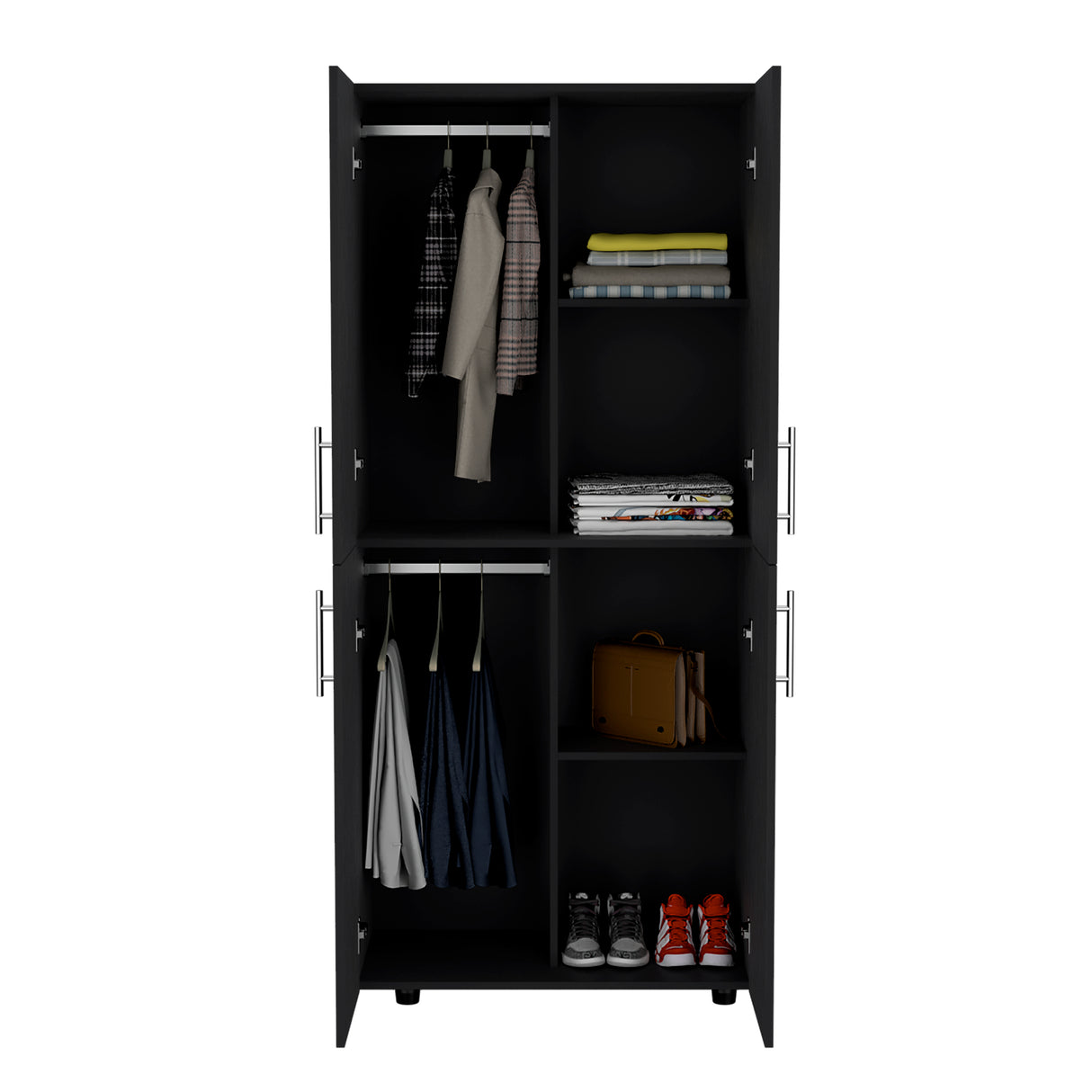 Closet Hazel Wengue 80x180cm Sin Cajones - Closets | Bylmo
