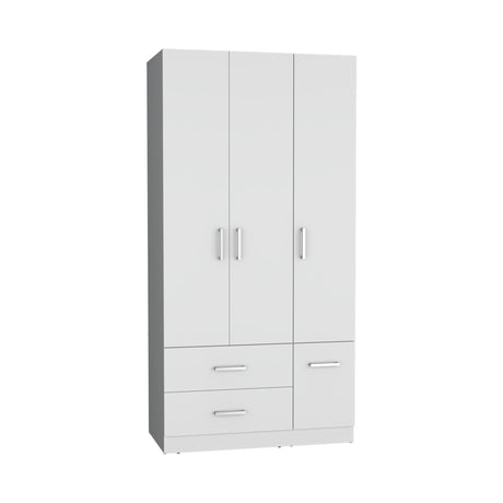 Closet Sebree Blanco 90x180.6cm con Dos Cajones - Closets | Bylmo