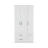 Closet Sebree Blanco 90x180.6cm Con Dos Cajones