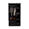 Closet Sebree Wengue 90x180.6cm Con Dos Cajones