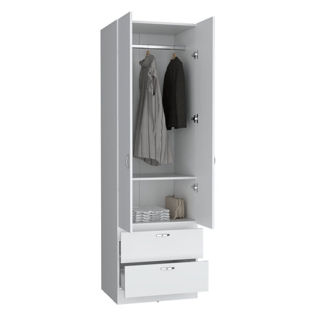 Closet Vicco Blanco 59.2x195cm con Dos Cajones - Closets | Bylmo