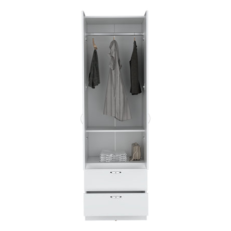 Closet Vicco Blanco 59.2x195cm con Dos Cajones - Closets | Bylmo