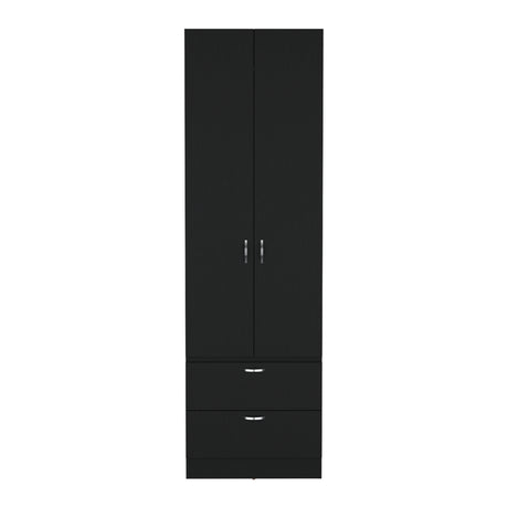 Closet Vicco Wengue 59.2x195cm con Dos Cajones - Closets | Bylmo