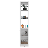 Armario de Baño Parks Blanco 33.1x180.6cm de Piso con Tres Entrepaños - Muebles para Baño | Bylmo