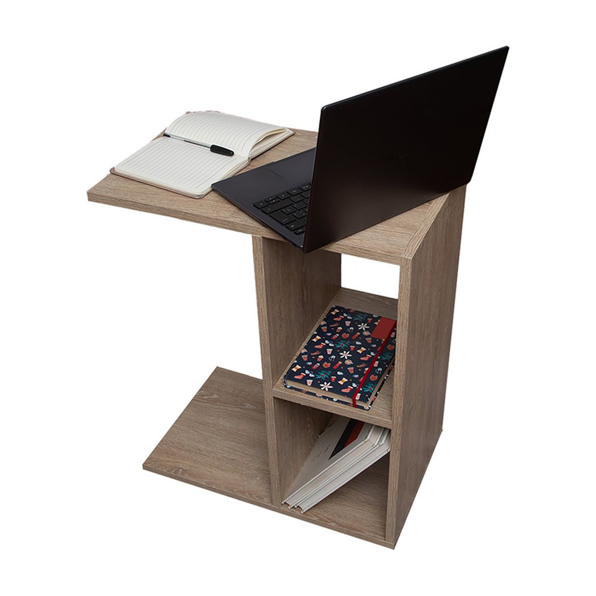 Mesa Auxiliar Zamora Beige 60x60cm Rectangular con Ruedas - Mesas Auxiliares | Bylmo