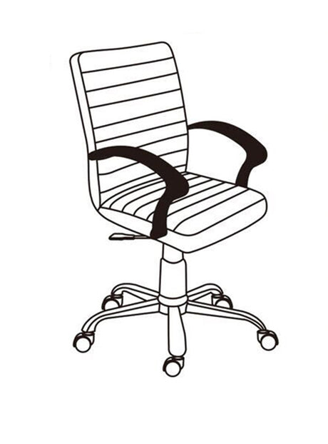 Silla de Oficina X 59B Negra 59x92cm con Apoya Brazos - Sillas de Oficina | Bylmo