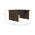 Escritorio Home Office Milan 120x75cm De Doble Puesto