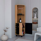 Bar Esquinero Kaia Fresno Europeo 45x180cm con Patas - Bares | Bylmo