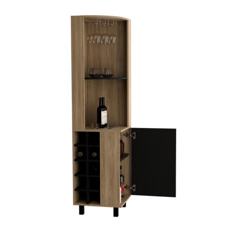 Bar Esquinero Kaia Fresno Europeo 45x180cm con Patas - Bares | Bylmo