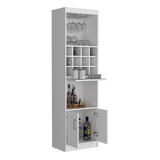 Bar Alto Kevil Blanco 51x180.6cm de Piso - Bares | Bylmo