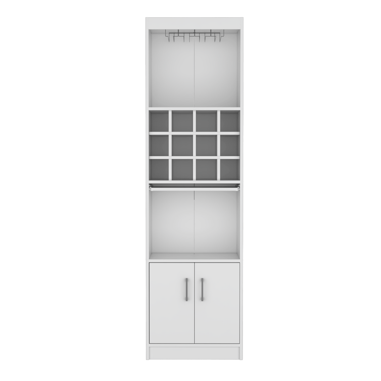 Bar Alto Kevil Blanco 51x180.6cm de Piso - Bares | Bylmo