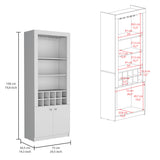 Bar Alto Nebo Blanco 75x190cm de Piso - Bares | Bylmo