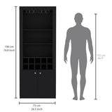 Bar Alto Nebo Wengue 75x190cm de Piso - Bares | Bylmo