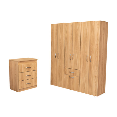Combo Closet y Cómoda Mayer Fresno Europeo 141.1x164.2cm Con 4 Cajones - Closets | Bylmo