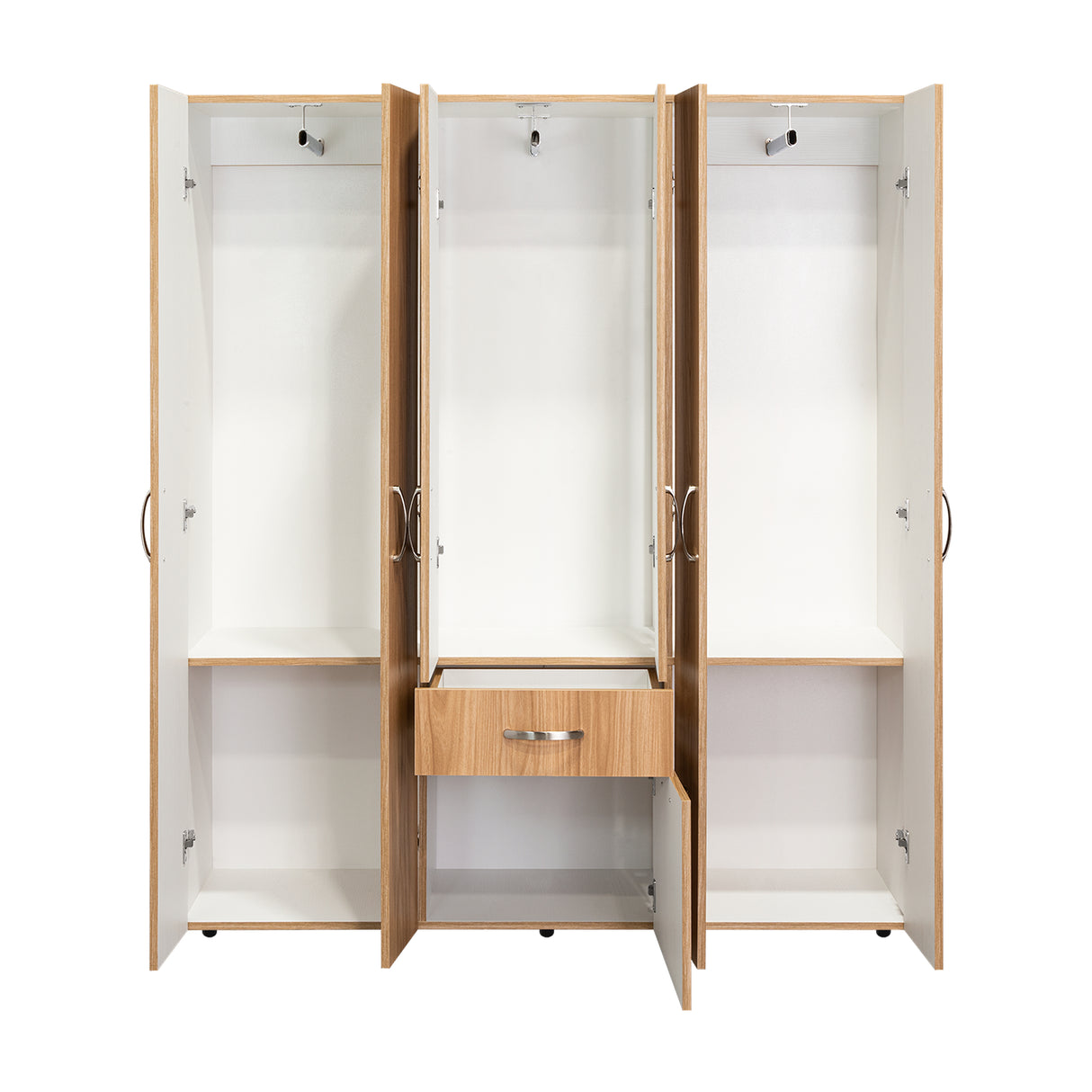 Combo Closet y Cómoda Mayer Fresno Europeo 141.1x164.2cm Con 4 Cajones - Closets | Bylmo