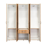 Combo Closet y Cómoda Mayer Fresno Europeo 141.1x164.2cm Con 4 Cajones - Closets | Bylmo