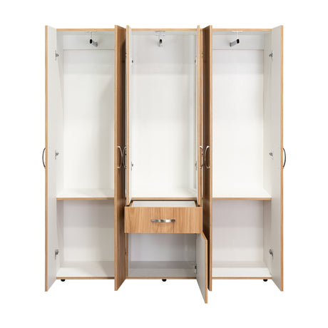 Combo Closet y Cómoda Mayer Fresno Europeo 141.1x164.2cm Con 4 Cajones - Closets | Bylmo