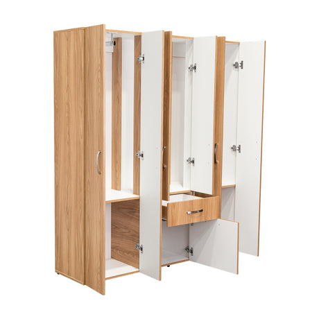 Combo Closet y Cómoda Mayer Fresno Europeo 141.1x164.2cm Con 4 Cajones - Closets | Bylmo