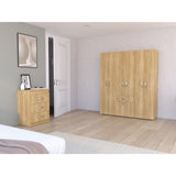 Combo Closet y Cómoda Mayer Fresno Europeo 141.1x164.2cm Con 4 Cajones - Closets | Bylmo
