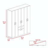 Combo Closet y Cómoda Mayer Fresno Europeo 141.1x164.2cm Con 4 Cajones - Closets | Bylmo