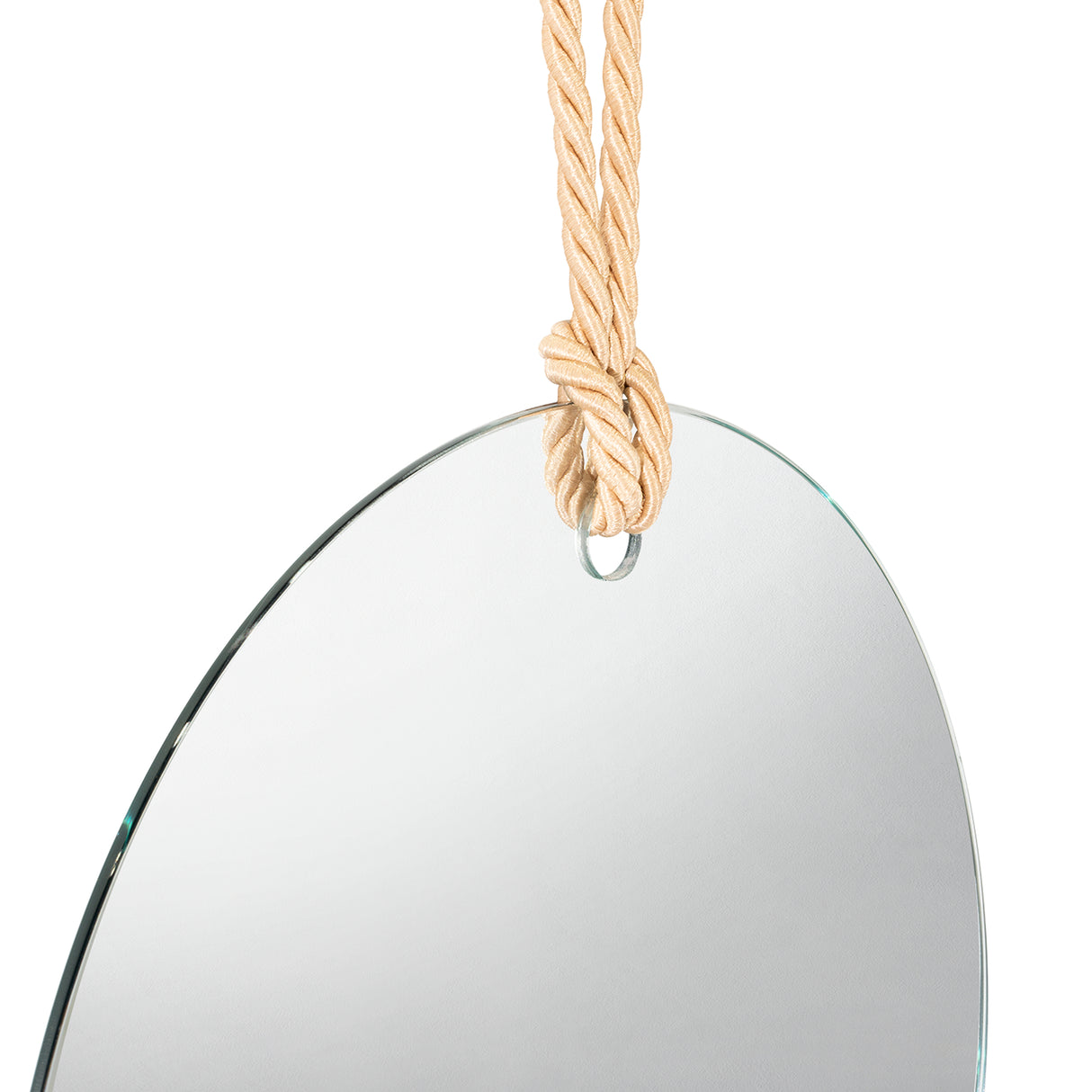 Espejo Andy 45x30cm Redondo Sin Marco - Espejos Decorativos | Bylmo