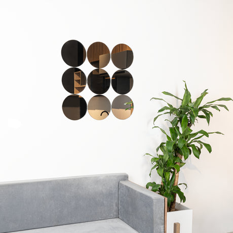 Espejo Artemis 60x60cm Redondo Sin Marco - Espejos Decorativos | Bylmo