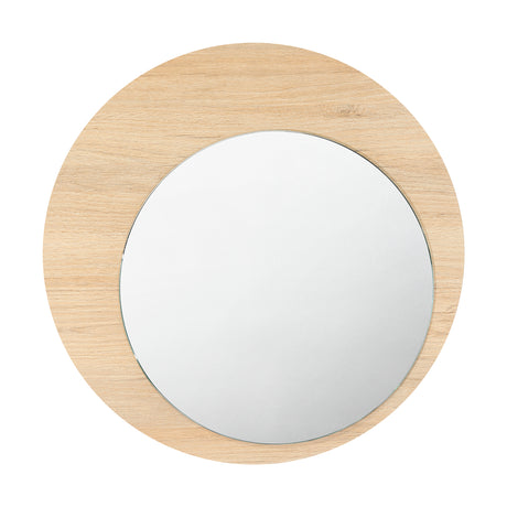 Espejo Ary 60x60cm Redondo Con Marco en Madera - Espejos Decorativos | Bylmo