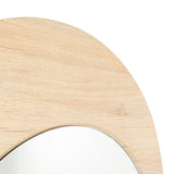 Espejo Ary 60x60cm Redondo Con Marco en Madera - Espejos Decorativos | Bylmo
